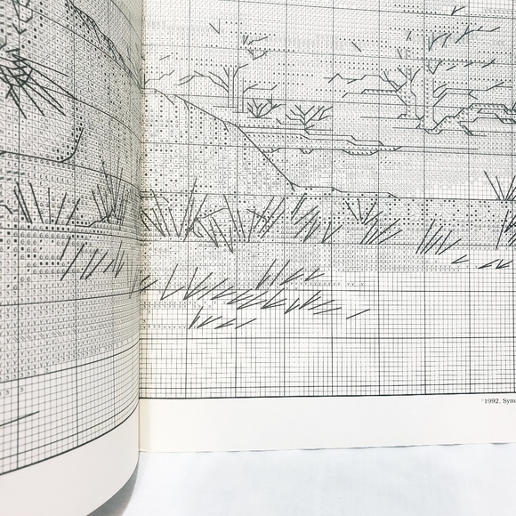 Tiger Laying Down Just CrossStitch Leaflet 188 Pattern 1992 Cross Stitch Leafle - Picture 4 of 5